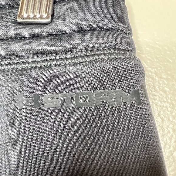 Under Armour Cold Gear Sweatpants Youth XL Dark Gray Pink Straight Leg - Picture 4 of 14